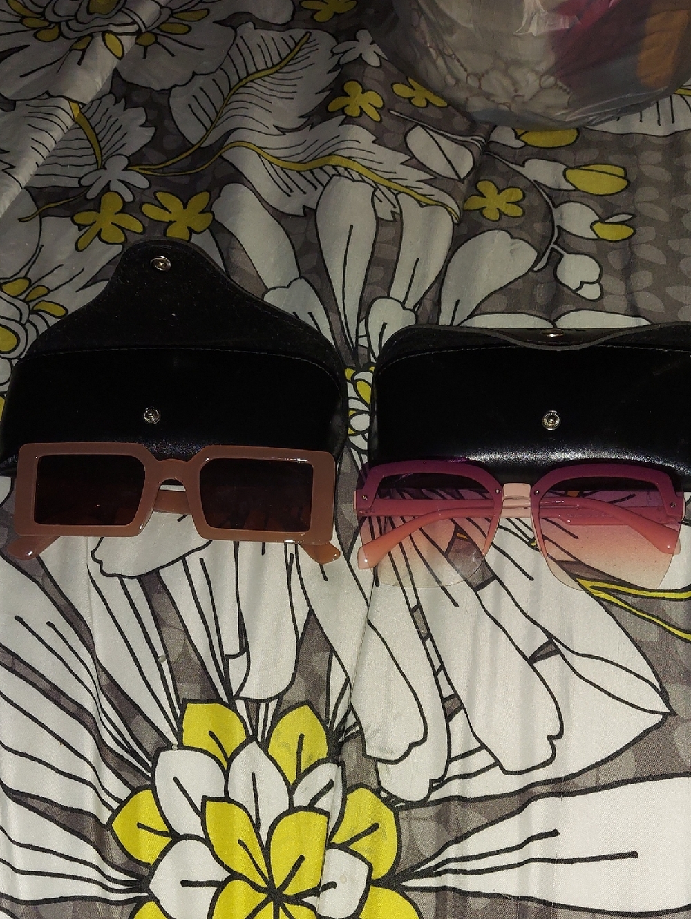 Women’s Gradient Pink and Brown Fashion Sunglasses - Unbranded